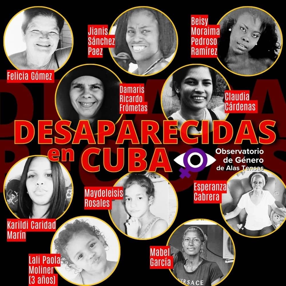 desaparecidas en Cuba