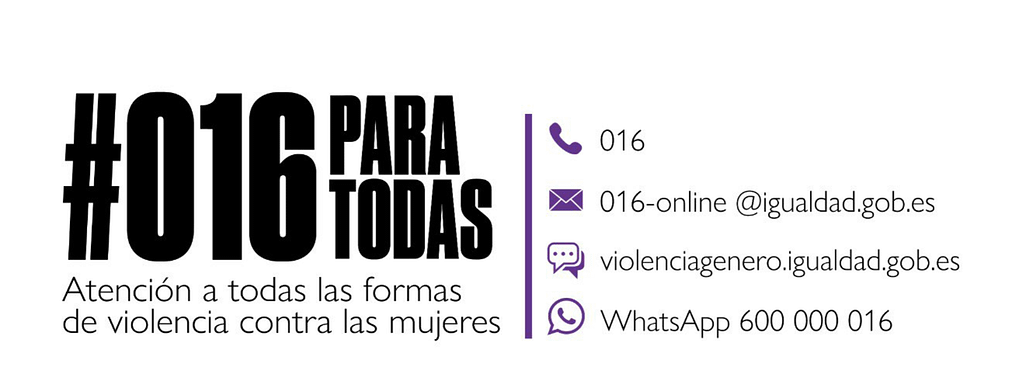 Línea de ayuda a mujeres víctimas de violencia