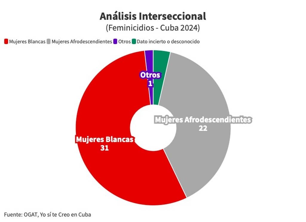 Gráfico de análisis interseccional de los feminicidios
