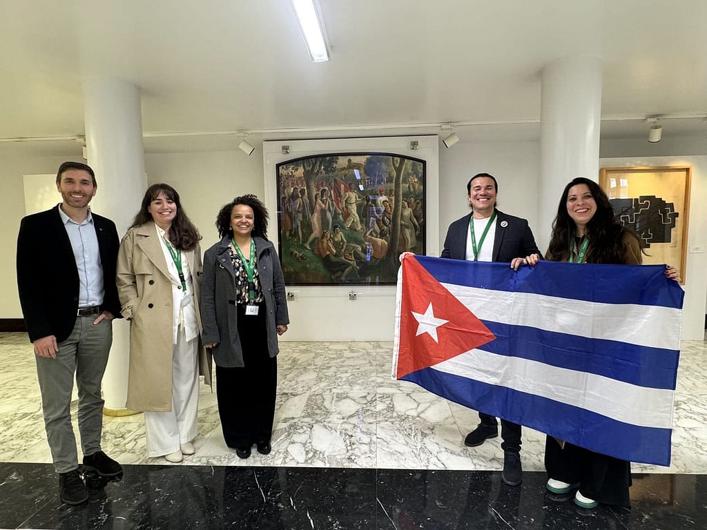 Delegación cubana, ante el Parlamento Vasco