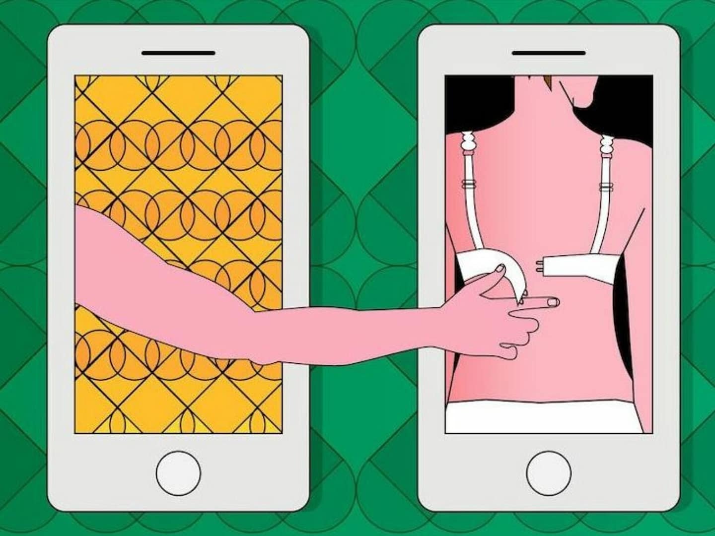 ilustración sobre el sexting