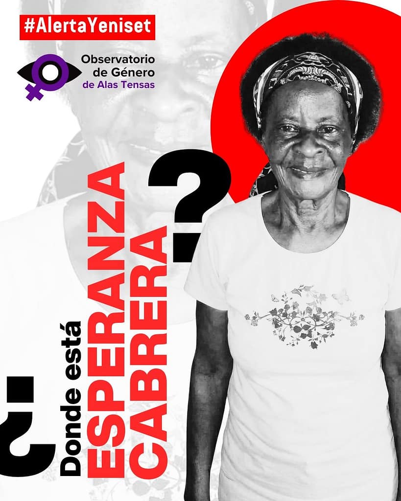 Esperanza Cabrera, desaparecida en Cuba